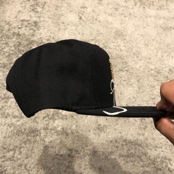 2017 Adidas Golden State Warriors NBA Finals Black Snapback Hat Cap Basketball - Picture 5 of 8